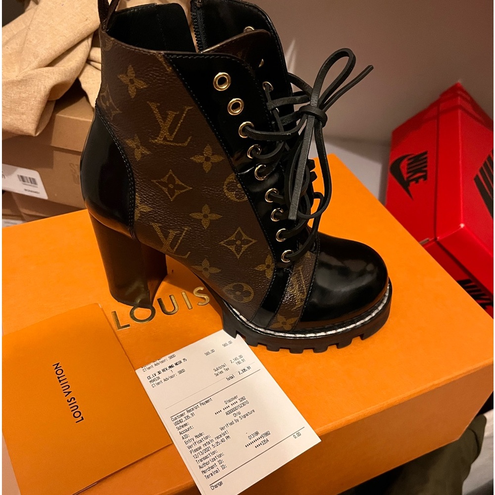 AUTHENTIC LOUIS VUITTON BOOTS